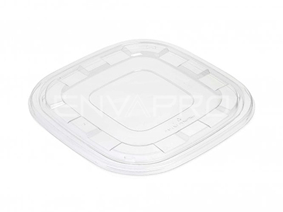 TAPA rPET CUADRADA PARA ENVASE CUADRADO BEPULP 2.250/3.500 ml.