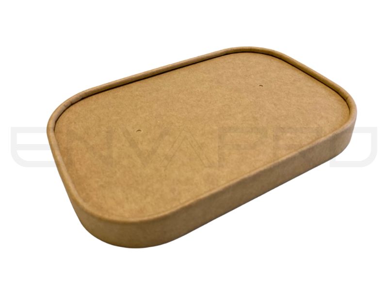 TAPA CARTÓN KRAFT PARA ENVASE KRAFT/KRAFT RECTANGULAR