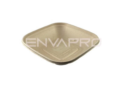 ENVASE BOWL CUADRADO BEPULP 500 ml. 171 x 171 x 37 mm