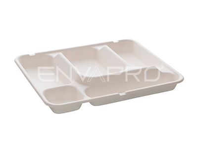 BANDEJA RECTANGULAR BEPULP 295 x 240 x 40 mm 5 HUECOS