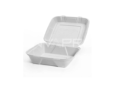 PORTAMENU CUADRADO 1 COMP. BEPULP BLANCO 1.300 ml. 238 x 235 x 80 mm