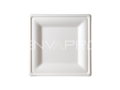 PLATO CUADRADO BEPULP BLANCO 150 x 150 x 12mm
