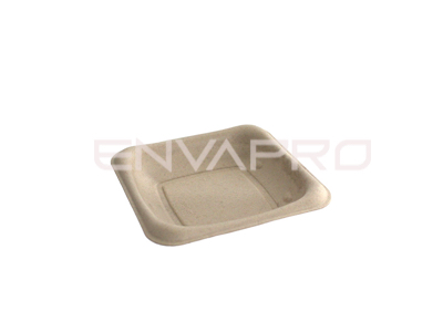 BANDEJA CUADRADA BEPULP 200ml.130 x 130 x 27 mm