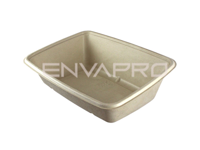 ENVASE RECTANGULAR INCLINADO BEPULP 950ml.