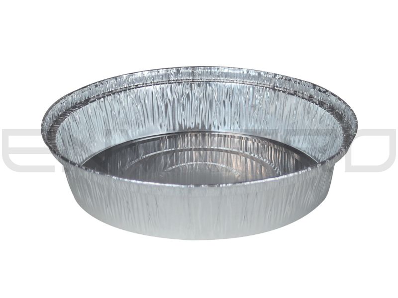 ENVASE ALUMINIO CIRCULAR PARED RIZADA  33 oz 1.000 ml 207,5/189 x 39 mmØ