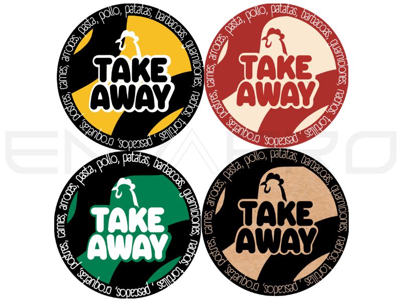 TAPA MICROPERFORADA CARTÓN ENVASE ALUMINIO CIRCULAR AMALGAMA 4 COLORES 33/50 oz 1.000/1.500 ml 199 mmØ