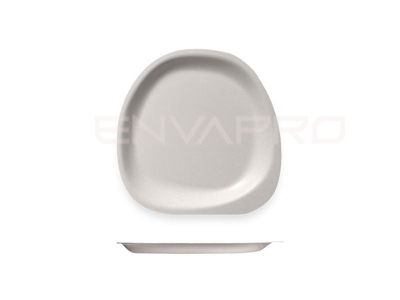 PLATO OVALADO CAÑA DE AZÚCAR BLANCO  170 mmØ