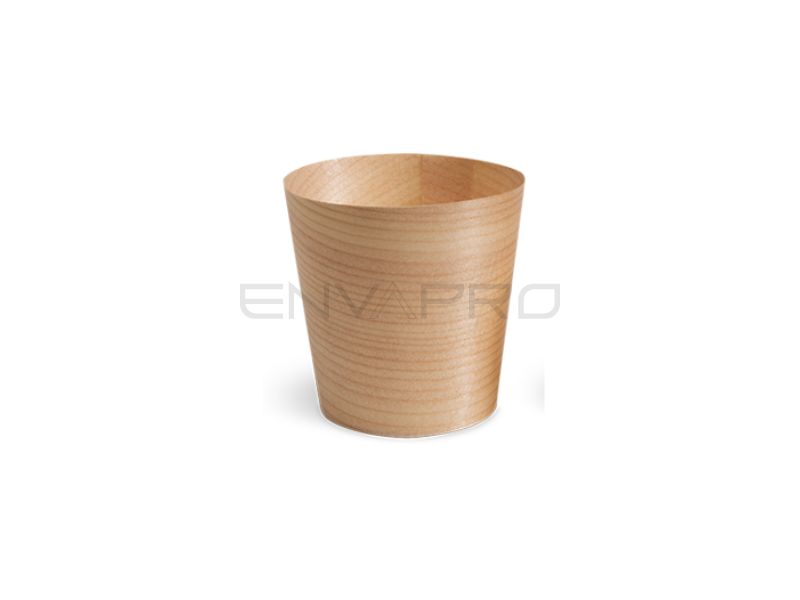 VASO MEDIANO DE MADERA 3 oz 100 ml BOCA 60 mmØ