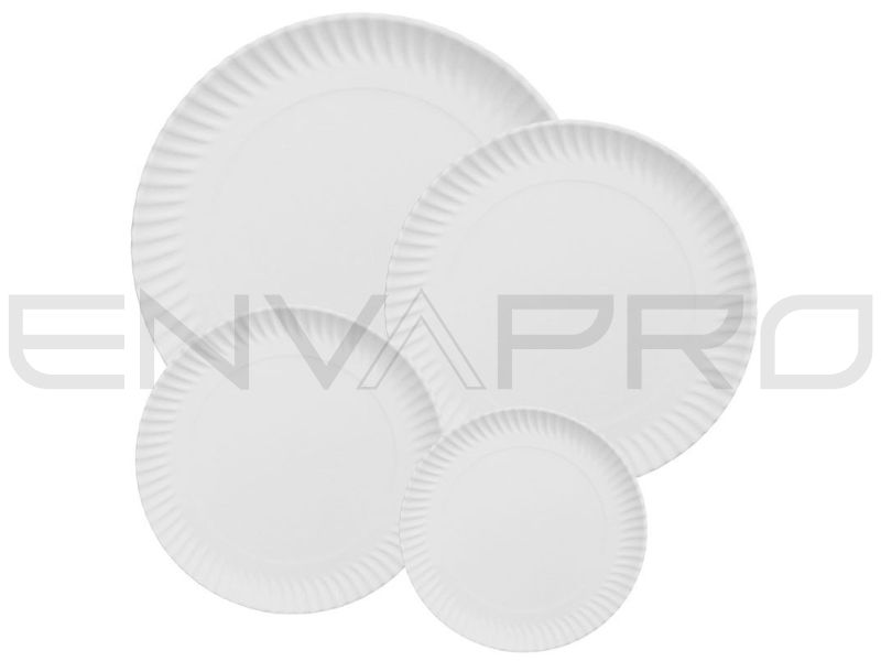 BANDEJA REDONDA CARTÓN E BLANCA 250mmØ