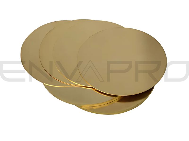 DISCO CARTÓN UNA CARA ORO 260 mmØ