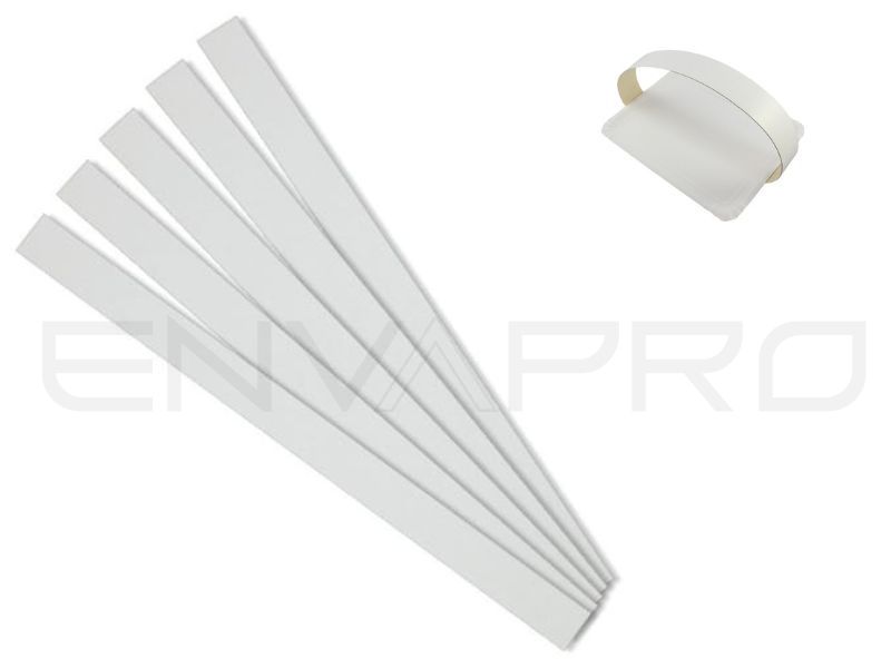 TIRAS DE CARTÓN PASTELERÍA BLANCAS 5 kg 620 x 40 mm