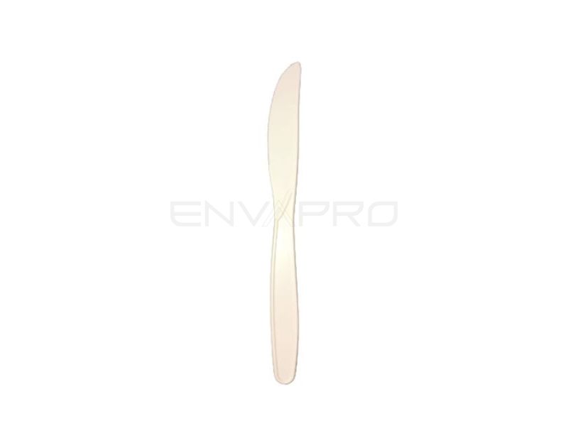 CUCHILLO COLOR NATURAL BIODEGRADABLE DE MAIZ PSM 188 mm