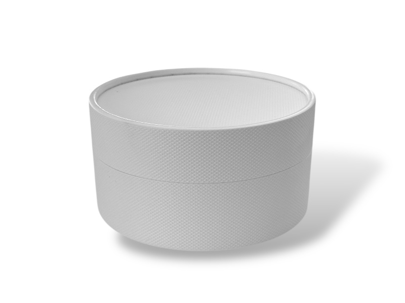 CAJA REDONDA DE CARTÓN APTA PARA HORNO BLANCO 700 ml 160 mmØ x 70 mmm