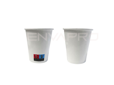 VASO CARTÓN BLANCO 8 oz. 240 ml BOCA 80 mmØ
