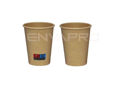 VASO CARTÓN KRAFT 12 oz 350 ml BOCA 80 mmØ