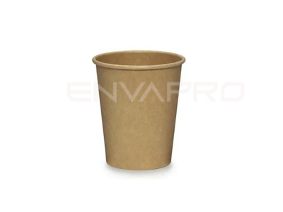 VASO CARTÓN KRAFT-KRAFT 8 oz 240 ml BOCA 80 mmØ