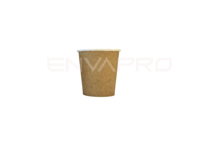 VASO CARTÓN KRAFT/BLANCO 4 oz 120 ml BOCA 60 mmØ