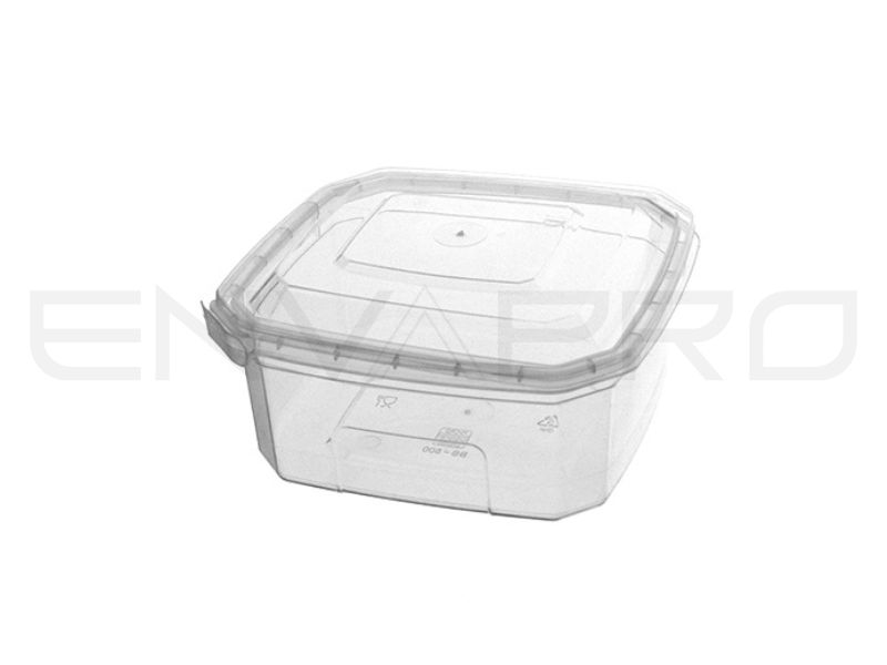 ENVASE TAPA BISAGRA CIERRE DE SEGURIDAD EN PP 750 ml