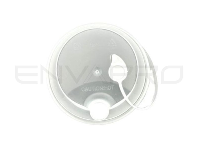 TAPA PP TRANSPARENTE ANTIDERRAME REUTILIZABLE apertura/cierre fácil