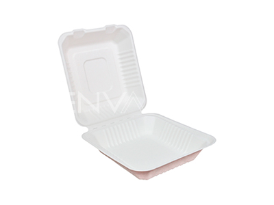 PORTAMENU 1 COMP. CAÑA DE AZUCAR BLANCO 1.600 ml 54 OZ. 210 x 200 x 78 mm