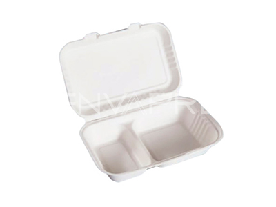 PORTAMENU 2 COMP. CAÑA DE AZUCAR BLANCO 1.000 ml 34  OZ. 250 x 155 x 48 mm