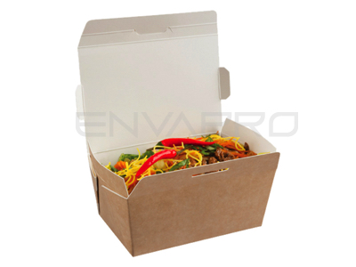 ENVASE CARTÓN KRAFT MICROONDABLE Y HORNEABLE 141x96x60 MM