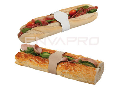 ANILLO KRAFT REVERSIBLE PARA BAGUETTE COMPOSTABLE