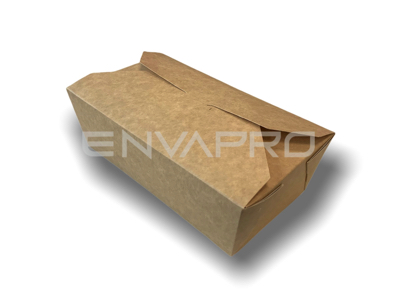 ENVASE ORIENTAL PAGODA EFECTO KRAFT 34oz 1000ml 185/167 x 103/90 x 58mm