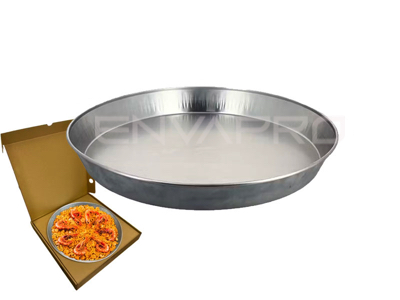 PAELLERA ALUMINIO TAKE AWAY 30ØX4 cm Caja cartón no incluida