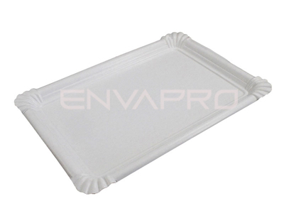 BANDEJA CARTÓN BLANCA ESTUCADA N10