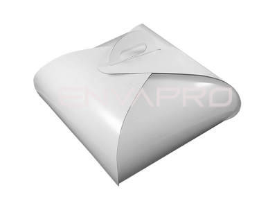 CAJA DE TARTA BLANCA 240 x 240  200mm PAQ 25 UDS